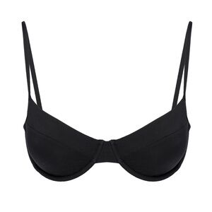 Monday Swimwear Black Maui Bikini Top